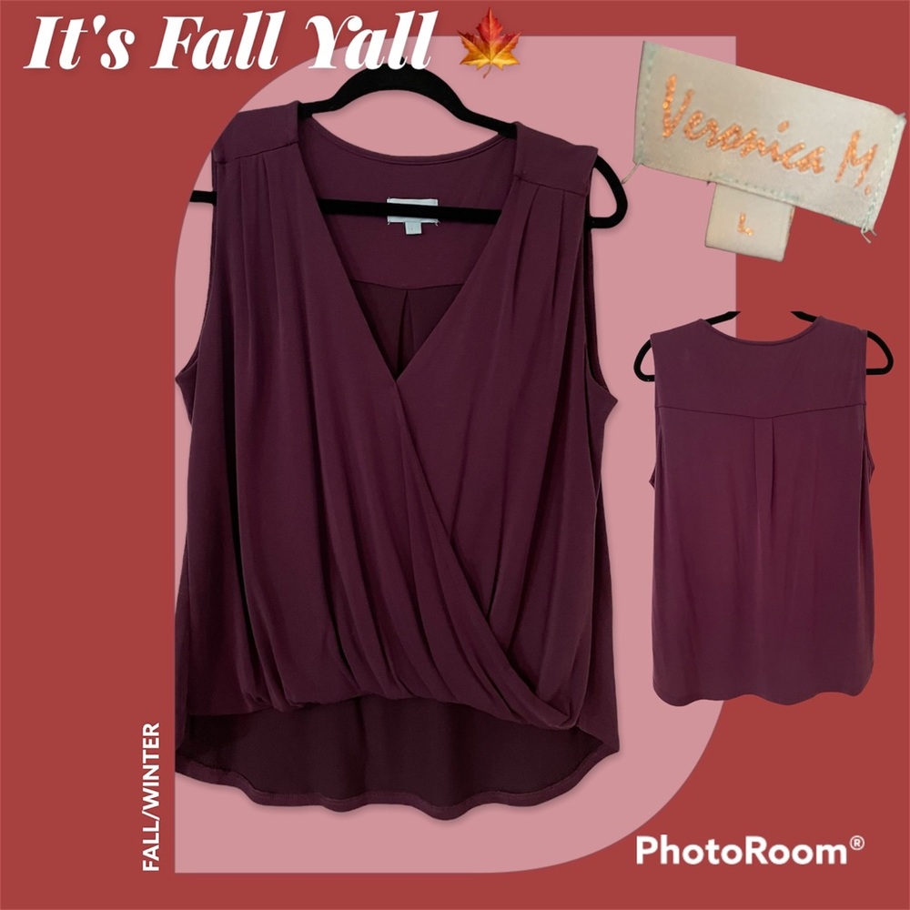 Veronica M sleeveless blouse (large)